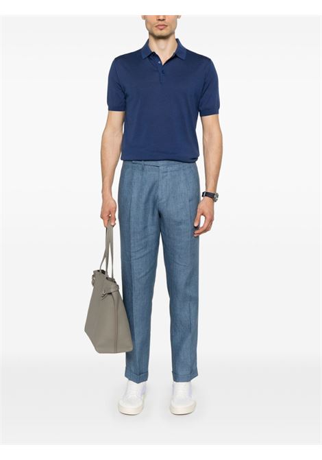 Blue linen trousers Briglia 1949 - men BRIGLIA 1949 | QUARTIERIS32511800061